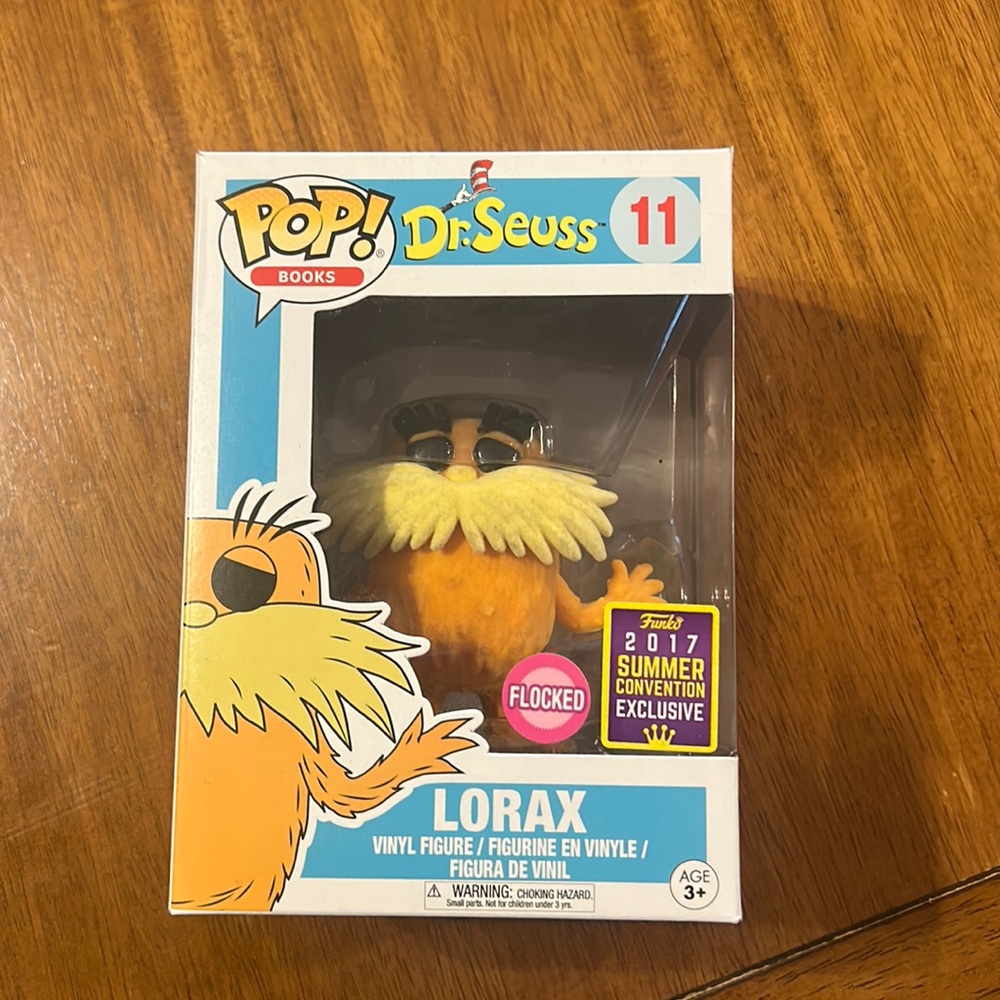 Funko Pop The Lorax 2017 Exclusive Flocked